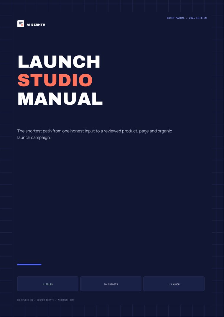 The Launch Manual — included PDF